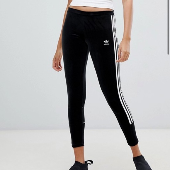 adidas velour tights